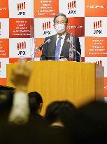 Tokyo Stock Exchange CEO's resignation over Oct. outage