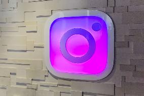 Instagram's logo at Facebook headquarters