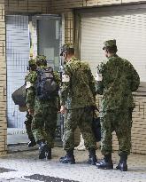 GSDF nurses at hospital treating coronavirus patients