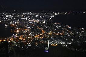Night view of Hakodate