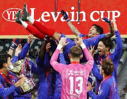 Football: FC Tokyo claim Levain Cup with 2-1 win over Kashiwa Reysol