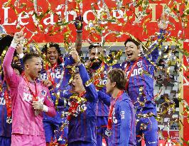 Football: FC Tokyo claim Levain Cup with 2-1 win over Kashiwa Reysol
