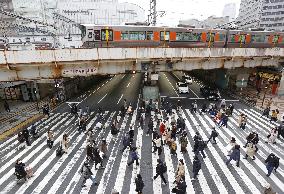 Osaka scene amid coronavirus pandemic