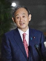 Japan PM Suga on indictment of ex-farm minister Yoshikawa