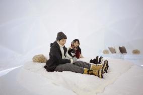 Northern Japan hotel made of ice