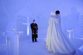 Northern Japan church made of ice