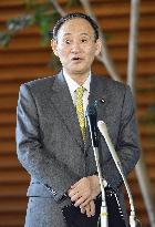 Japan PM Suga congratulates Biden on becoming U.S. president