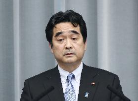 Japanese government spokesman Sakai