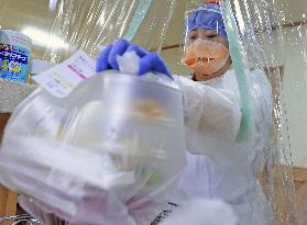 Japanese hospital dealing with coronavirus patients