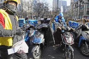 Electric motorcycles in Beijing