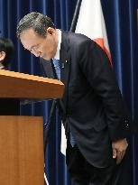 Japan PM Yoshihide Suga