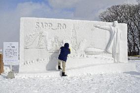 Makeup event for Sapporo Snow Festival