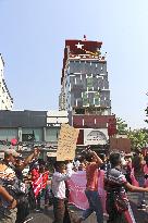 Anti-coup protest in Myanmar