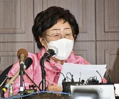 Former S. Korean "comfort woman" asks gov't to bring issue to ICJ