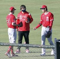 Baseball: Ohtani at Angels spring training
