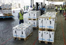 Japan receives 2nd shipment of Pfizer vaccine