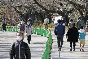 Tokyo's Ueno Park amid coronavirus pandemic