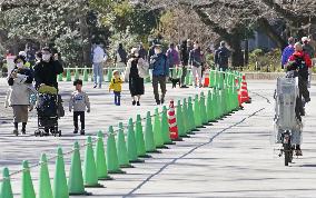 Tokyo's Ueno Park amid coronavirus pandemic