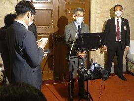 Japanese communications minster Takeda