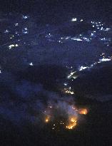 Wildfire in eastern Japan