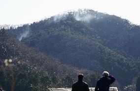 Wildfire in eastern Japan