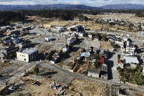 Scene after March 2011 Great East Japan Earthquake
