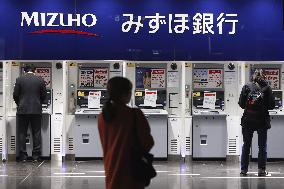 Mizuho Bank ATM glitch