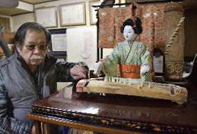 "Koto"-playing doll in western Japan