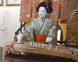 "Koto"-playing doll in western Japan