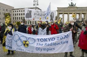 Protest in Berlin against nuclear energy