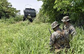 U.S. military drill in Okinawa