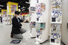 World record for most capsule toy machines