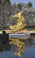 Golden "shachihoko" statue at Nagoya Castle