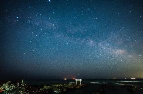Milky Way observed in eastern Japan