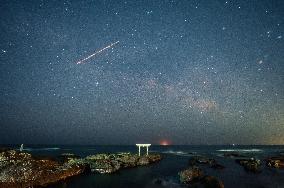 Milky Way observed in eastern Japan