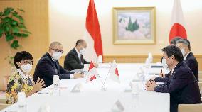 Japanese, Indonesian foreign ministers