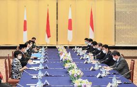 Japan-Indonesia talks on defense equipment exports