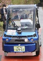 Commercial operation of unmanned self-driving vehicle in Japan