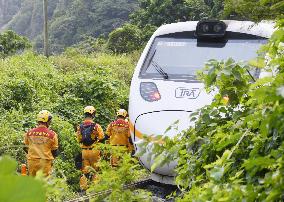 Train derailment in Taiwan