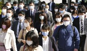 Quasi-emergency anti-virus measures in Tokyo