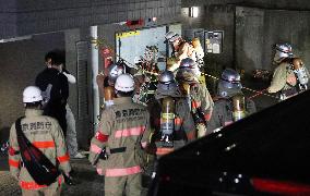 4 killed in accident during building maintenance work in Tokyo