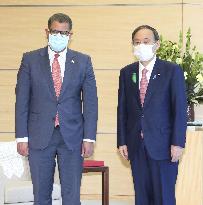 Japan PM Suga, COP26 president