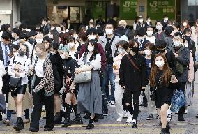 Scene of Tokyo amid coronavirus pandemic