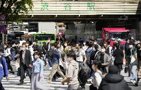 Scene of Tokyo amid coronavirus pandemic