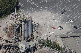 Explosion at cement factory near Tokyo