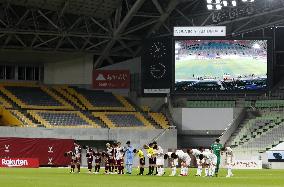 J-League football match without fans