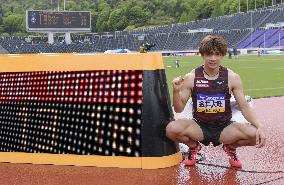 Athletics: Kanai sets national hurdle record