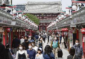 Golden Week holiday period in Japan amid pandemic