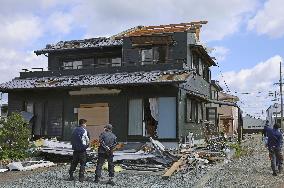 Tornado in central Japan