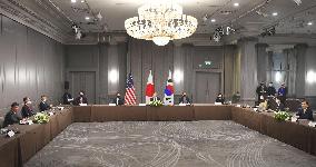 Japan-U.S.-S. Korea foreign ministerial meeting